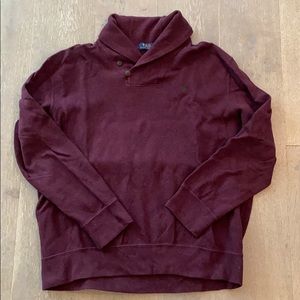 Beautiful Polo Lux Jersey Shawl collar sweatshirt